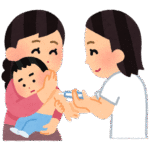 予防接種を受ける子供