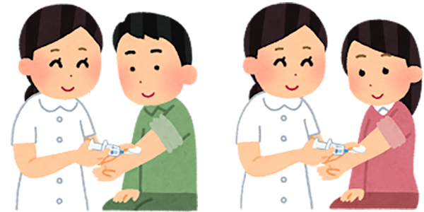 追加接種を受ける成人